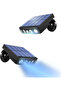 Solar Garden Lights, [Pack 2] Solar Garden Lights with Motion Sensor, 360° Solar Spotlight [1200 mAh] Waterproof Solar Garden Lantern (Black)
