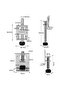 8-piece heavy-duty adjustable leveling foot set, heavy-duty leveling feet with nuts, adjustable feet, suitable for furniture, tables, sofas... - 2
