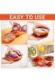 4-piece silicone fruit storage box, food storage box, reusable snack container for vegetables and snacks. - 3