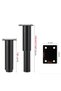 Furniture hardware, furniture legs, table legs, kitchen legs, metal cabinet legs, metal legs, suitable for sofas, armchairs, tables, TVs, 4 pieces... - 4
