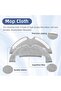 2-Pack Washable Reusable Mop Cloths Spares for Dreame D10 Plus Gen 2 RLS3D Z10 Pro L10 Plus Robot Vacuum - 5