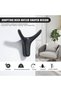 Bathroom wall-mounted coat hooks, 10 aluminum antler-shaped hooks, with clips on the back to hide screws, suitable for household clothing storage. - 2