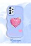 Samsung Galaxy A73 Compatible Case with Sweet Pink Hearts Motifs in Three Colors to Choose from