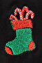 Christmas Stocking Black Hoodie - 5