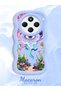 Poco C75 Compatible Colorful Psychedelic Eye Mushroom Drawing Flat Print Case