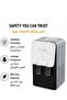 Water Dispenser DX4506, 550W Heating, Hot and Cold, White and Black | 100W Cooling Power, 10-38°C Ambient Range, Tabletop Design, Dual Tap, LED Indicators - 3