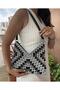 Women's Crochet Knitted Shoulder Bag - 2