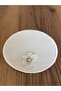 6 Pieces of Ecru Round Coffee Napkins with Silver Daisy Brooches for Cocktail Presentation - 4