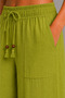 Cotton Muslin Fabric Summer Sweat-Repellent Cotton High Waist Wide Leg Palazzo Women's Trousers - 4