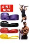 Resistance Band Set 4 in 1 – Pull Up Assistance Bands for Legs, Workout, Muscle Training & Physical Therapy – Perfect for Men and Women