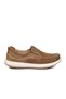 Men's Sand Nubuck Genuine Leather Easy to Wear Comfortable Sole Casual Shoes Loafer 6501 m - 2