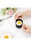 8-piece silicone air fryer casserole dish, egg molds, and pudding baking molds - black - 6.6*6.5 (cm) - 3