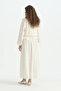 Beli Gathered Embroidered Skirt - Ecru - 4