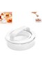 1-Piece 3-in-1 Hamburger Press - Burger Patty Mold - Bacon Press - Suitable for Beef, Pork and Vegetables - White