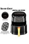 Extra Large 10L Air Fryer 4000W Healthy Oil Free Fryer with LED Touch Panel, Adjustable Temperature Control, Timer Function, Easy Clean Basket, Perfect for Fries, Chicken, Fish and Snacks - 4