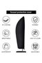 Protective cover for cantilevered parasols with a diameter of 2-4 meters, made of Oxford cloth, with storage bag, black - 280 cm (30 x 81 x 45 cm)... - 2