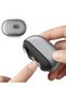 3-in-1 electric nail clippers with polishing and nail collection, children, adults, seniors, USB-C, portable, grey.