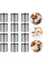 This 12-piece silver cake ring set is made of stainless steel and has a diameter of 5 cm. It is for family gatherings, birthday parties - 3