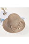 Women's UPF 50 Sun Hat – Wide-brimmed Straw Soft Hat Beach Hat, Foldable Travel Hat, Brown - 2