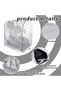 3D printer dust cover, 54.5 x 55 x 55 cm, silver Oxford fabric, dust cover, waterproof and dustproof cover, suitable for 3D printer furniture. - 4