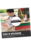 Sandpit cover with drawstring to protect toys from rain and sun, 120cm x 120cm x 20cm, durable and easy to use, for boys and girls sandpits, black - 4