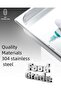 6-Pack Full Size Steam Table Pans with Handle, 2.5 in Deep Restaurant Steam Table Pans Commercial, Anti-Jamming Hotel Pan Stainless Steel - 6