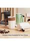 316 Stainless Steel Self-Stirring Coffee Mug, 400ml, Automatic Electric Stirring Mug for Coffee, Milk, and Cocoa, Portable Travel Mug (White) - 5