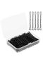 Hair clips, 200pcs hair clips, metal hair clips, hair clip kits for women, girls and salons.