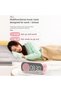 Wireless speaker, music radio, rechargeable digital alarm clock, subwoofer, TF card slot, suitable for bedroom, studio, and office (black). - 3