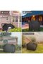Waterproof outdoor barbecue gas grill cover and protective rain tarpaulin (145x61x117 cm) - 2