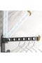 Clothes hooks - foldable, 90° rotatable - 2-pack - 2