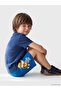 Two Mt Shop Quality Lcw Kids Blue 2 Thread Printed Standard & Regular Boys' Shorts