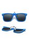 Kids' Sunglasses Clip - Polarized Sunglasses Clip, suitable for prescription glasses, jacket sunglasses for children, girls, and boys (blue)