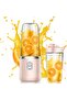 Portable Mini Blender - USB Rechargeable Smoothie Maker with 6 Stainless Steel Blades - Travel Size