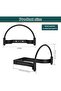 4-Piece Wall-Mounted Metal Cowboy Hat Rack Set (black), Western retro hat hanging hooks. - 2