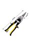 Heavy Duty Aviation Tin Snips, Metal Cutting Shears with Comfort Grip Handle, Black and Yellow - 5