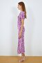 Zigzah Viscose Fabric Slit Dress - 3