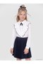 Lcw Kids Navy Blue Pleated Girls' Skirt - 3