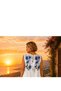 Raw Linen Original Italian Long Sleeveless Dress Plus Size 44-48 - 2