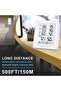 Indoor and Outdoor Temperature and Humidity Meter, 500 ft/150 m Range with 3 Remote Sensors and White Backlit Display - 5