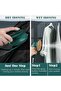 2-in-1 Portable Handheld Steam Iron with Titanium Soleplate (green, 80ml), mini garment steamer. - 2