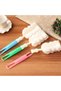 Suitable for 3-Piece Cleaning Brush Mushroom-Head Long Porous Sponge Strong Adsorption Wine Glasses Bottles - 4
