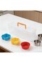 6-Compartment Clear Plastic Seed Storage Box with Handle for Garden Organization