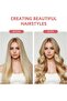 Round ionic hot air comb for creating hair styled hair, curling iron, 10 temperature settings, European standard plug. - 2