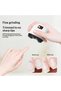 2-in-1 Rechargeable Electric Safety Nail Clipper & File for Adults & Kids (white). - 3