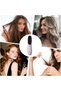 Portable Cordless Hair Straightener Comb for Travel Rechargeable Straightening Curling Dual Function Black - 5