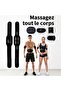 EMS Abdominal Electrical Stimulation Waist Belt - Unisex Home Rechargeable Muscle Stimulator - 4