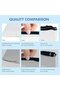 15-pack blank cotton canvas zipper pouches, DIY cosmetic bag, pencil case with storage pocket - 6