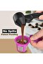 Coffee spoon and funnel for reusable K-cup coffee capsules, The coffee measuring spoon has a capacity of 2 tablespoons, 2-pack) - 3