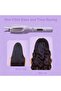 Automatic Rotating Ceramic Hair Curler with Negative Ion Technology (purple, 4 temps). - 4